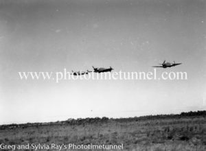Spitfire fighters at Williamtown RAAF base Newcastle. April 1, 1943. (18)