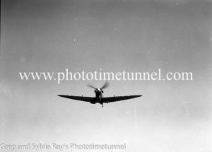 Spitfire fighters at Williamtown RAAF base Newcastle. April 1, 1943. (20)