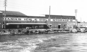Dark’s Ice Works, Wharf Road, Newcastle, circa 1940s.