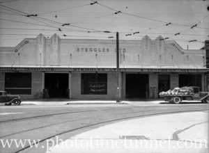 Steggles Produce store, Newcastle West, circa 1940s.