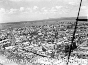 Aerial view of Maitland, NSW, circa 1940s. (5)
