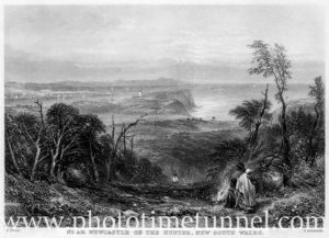 Near Newcastle on the Hunter, New South Wales, by John Skinner Prout, circa 1840s