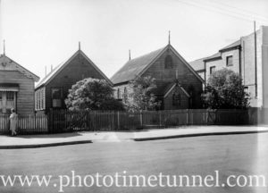 Church in Carrington, Newcastle, NSW, 1945.