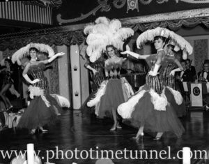 Dancers at Chequers nightclub, Sydney, circa 1965.