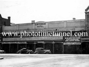 Criterion Hotel, Wagga Wagga, NSW c1950s.