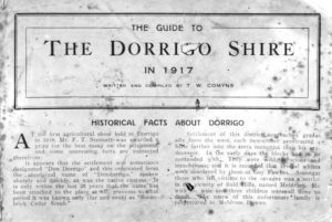 Guide to the Dorrigo Shire, 1917, compiled by T.W. Comyns. PDF download