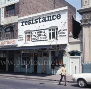 Bob Gould’s Third World Book Shop, Sydney, 1960s.