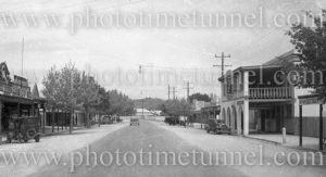 Sydney Street, Wodonga, Victoria, circa 1940s.