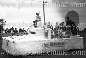 David Cohen & Co float at Maitland Showground during Back to Maitland celebrations, November 10, 1935.