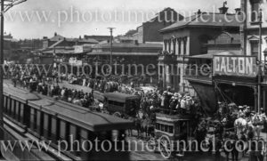 Eight Hour Day procession, Newcastle, NSW, October 16, 1905 (2).