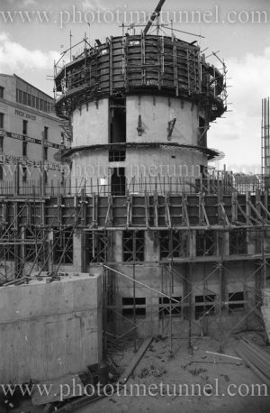 Newcastle “Roundhouse” administration centre under construction, August 1974. (2)