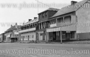 Street scene in Morpeth, NSW, November 10, 1971.