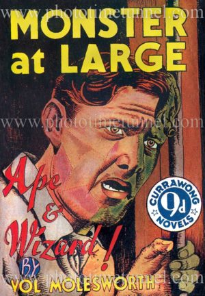 Monster at Large. Vintage cover art.