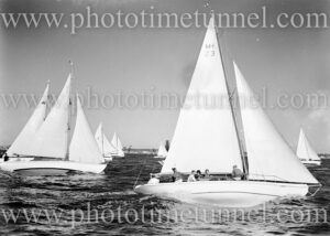 Yachts participating in Lake Macquarie Yacht Club’s Easter Regatta, April 18, 1960. (2)