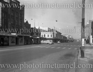 Hunter Street, Civic area, Newcastle, NSW, circa 1960s. (3)