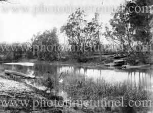 Mullet Creek, Dapto, NSW, circa 1900.