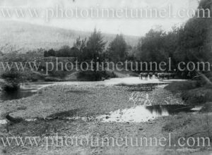 Cawarra Crossing, Paterson River, NSW. Circa 1900
