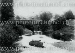 Paterson River at Gresford, NSW. Circa 1900