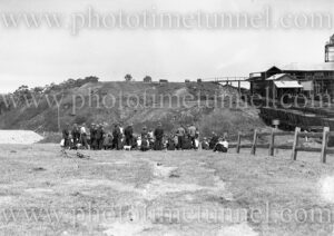 Pit-top meeting at Dudley Colliery, near Newcastle, NSW, March 5, 1937 (2)